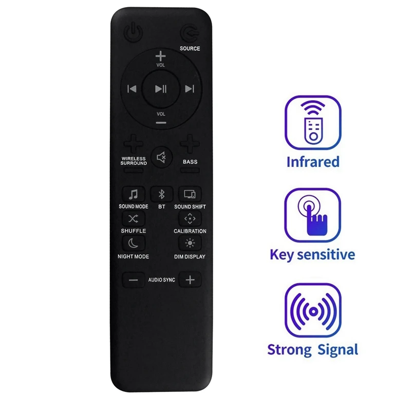 2025-2X Replace Remote Control For JBL BAR/2.1/3.1/5.1 BAR 2.1 Sound Bar, BAR 3.1 Sound Bar, BAR 5.1 Sound Bar