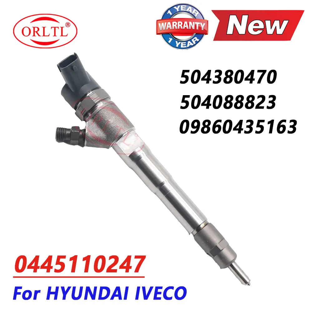 

0445110247 Diesel Injector Nozzle 0 445 110 247 For Iveco Fiat CR12-16 504088823 504380117 Fuel Injector Assy 0445 110 247