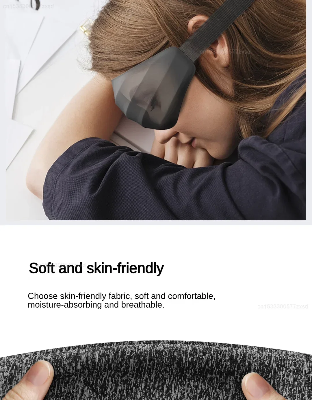 Dreamlight 3s Augenmaske Schlaf 3D Stereoskopische Schlafhilfe für Männer Frauen Erwachsene Tragbar zum Schlafen Blockieren Licht Augenmaske Reisen – Detail 10