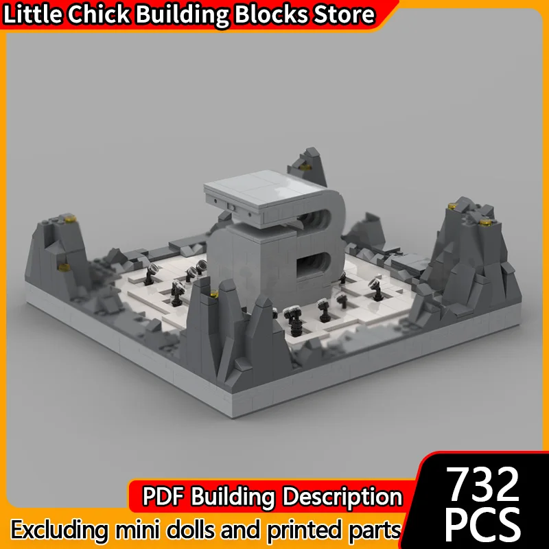 

Popular Movie Model MOC Building Bricks Mountain View Landscape Modular Technology Children Holiday Gifts Assemble Toys Suit