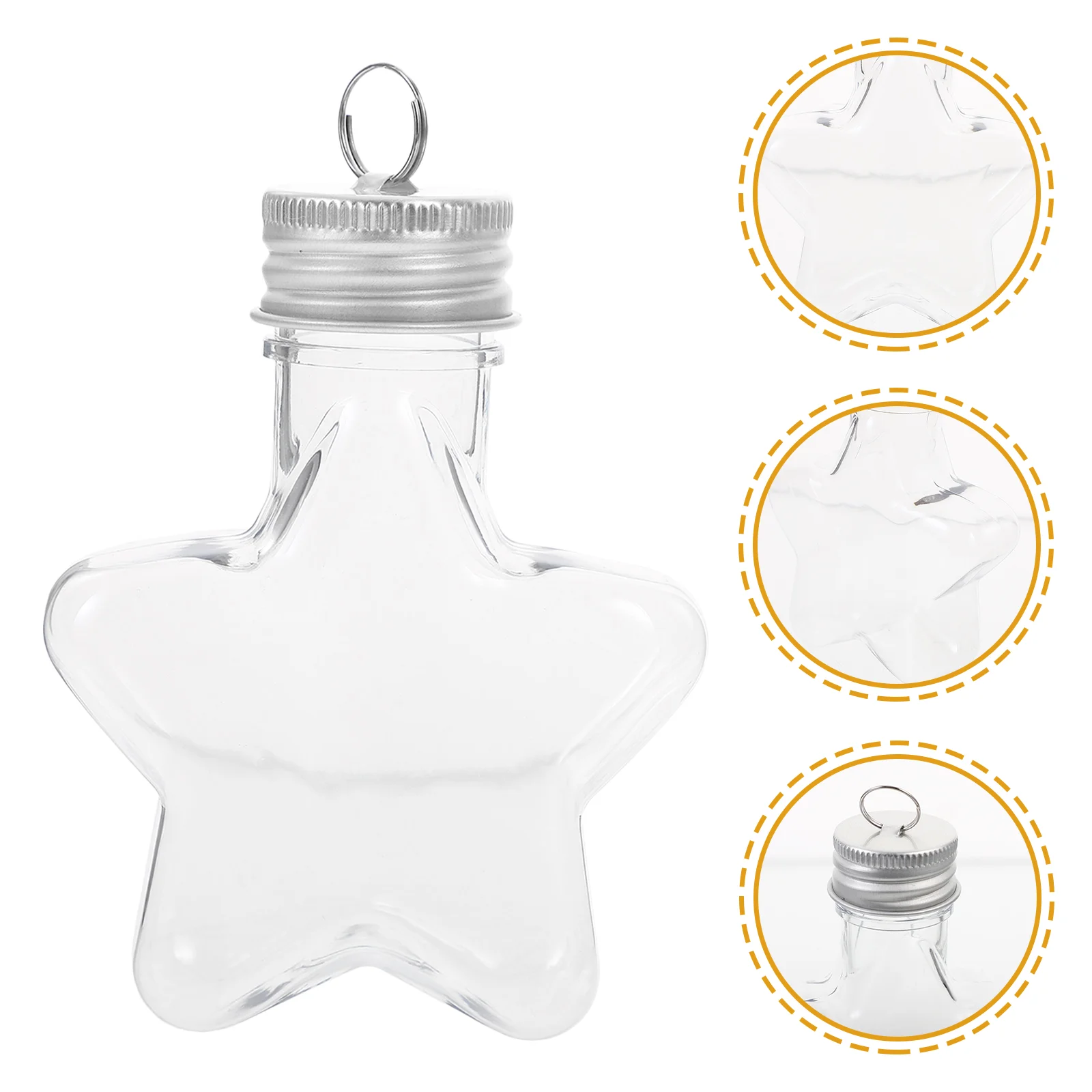 Copos Garrafa de Natal Decorativa Pendurada Riempível Enfeites de Árvore de Bebida Recipientes de Bebida