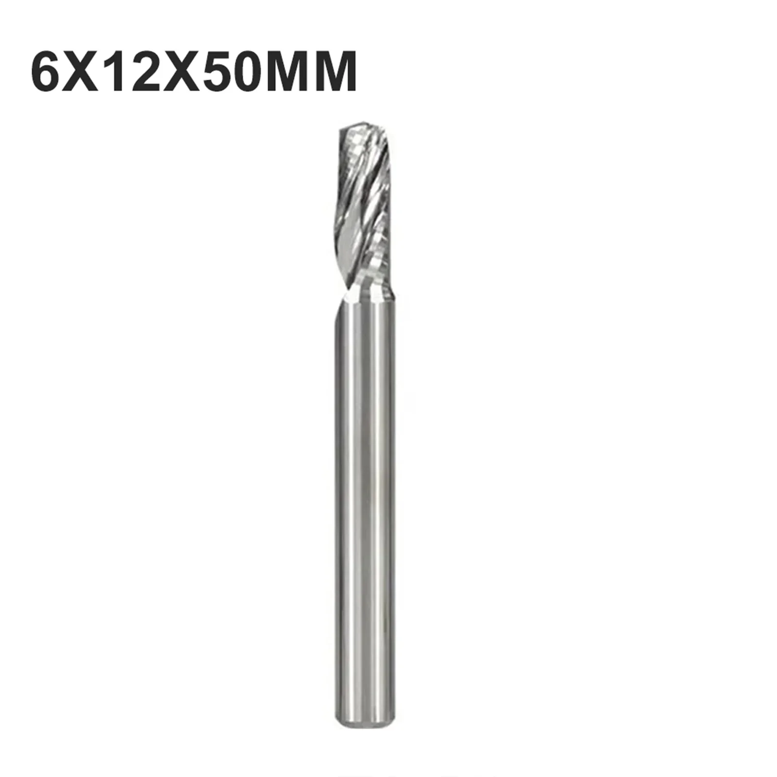 

1pc Single Flute End Mill Spiral Router Bit Milling Cutter 6mm Shank CNC Router Bits Carpentry Power Tools Accessories