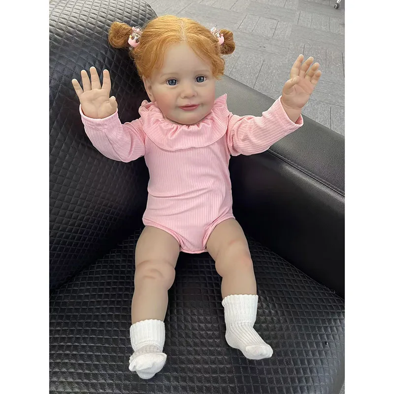 66cm リボーンドール 幼児 女の子 ゾーイ 根付いた髪 26インチ コットンボディ 高品質 手描き人形