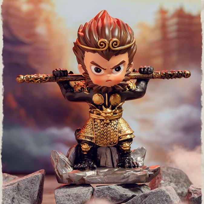 

Черный миф Wukong, игровой орнамент, фигурка Сунь Укун, декор для рабочего стола, модель, загадочная слепая коробка для коллекционирования украшений, подарок