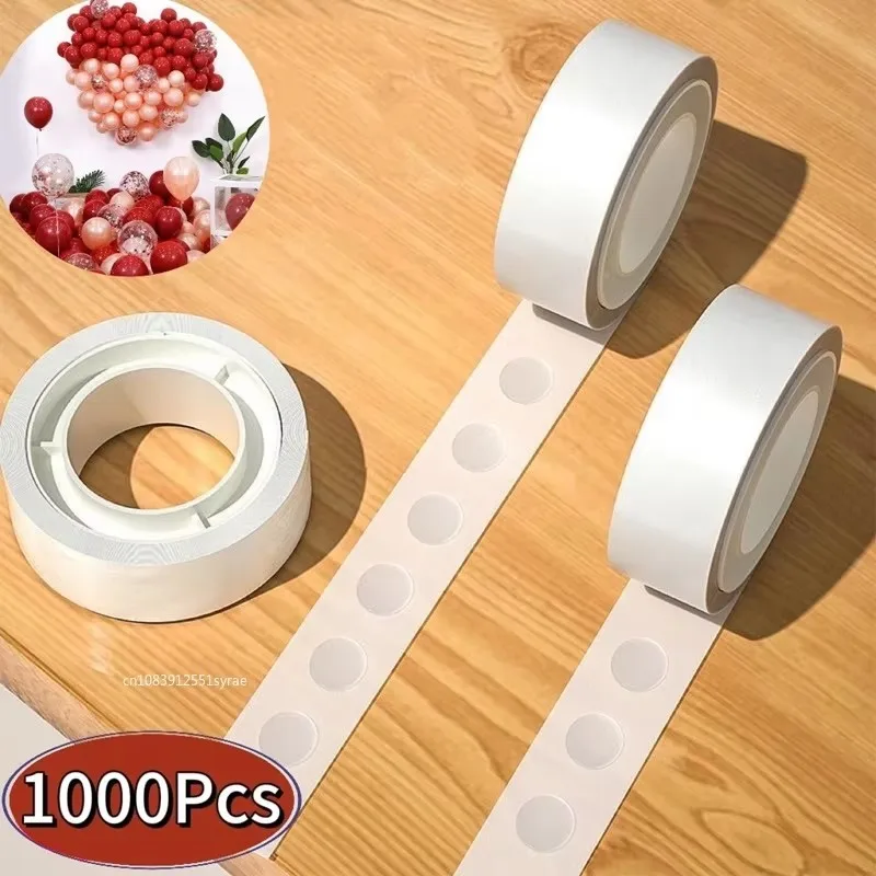 100pcs/Roll Transparent Dots Glue Removable Double Sided Tape Adhesive for Paste Scrapbook Journal Photo Memo Pad Household