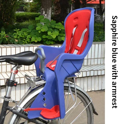 Asiento trasero de bicicleta para niños, fácil de instalar, asiento de seguridad para niños de gran espacio, adecuado para la mayoría de las bicicletas