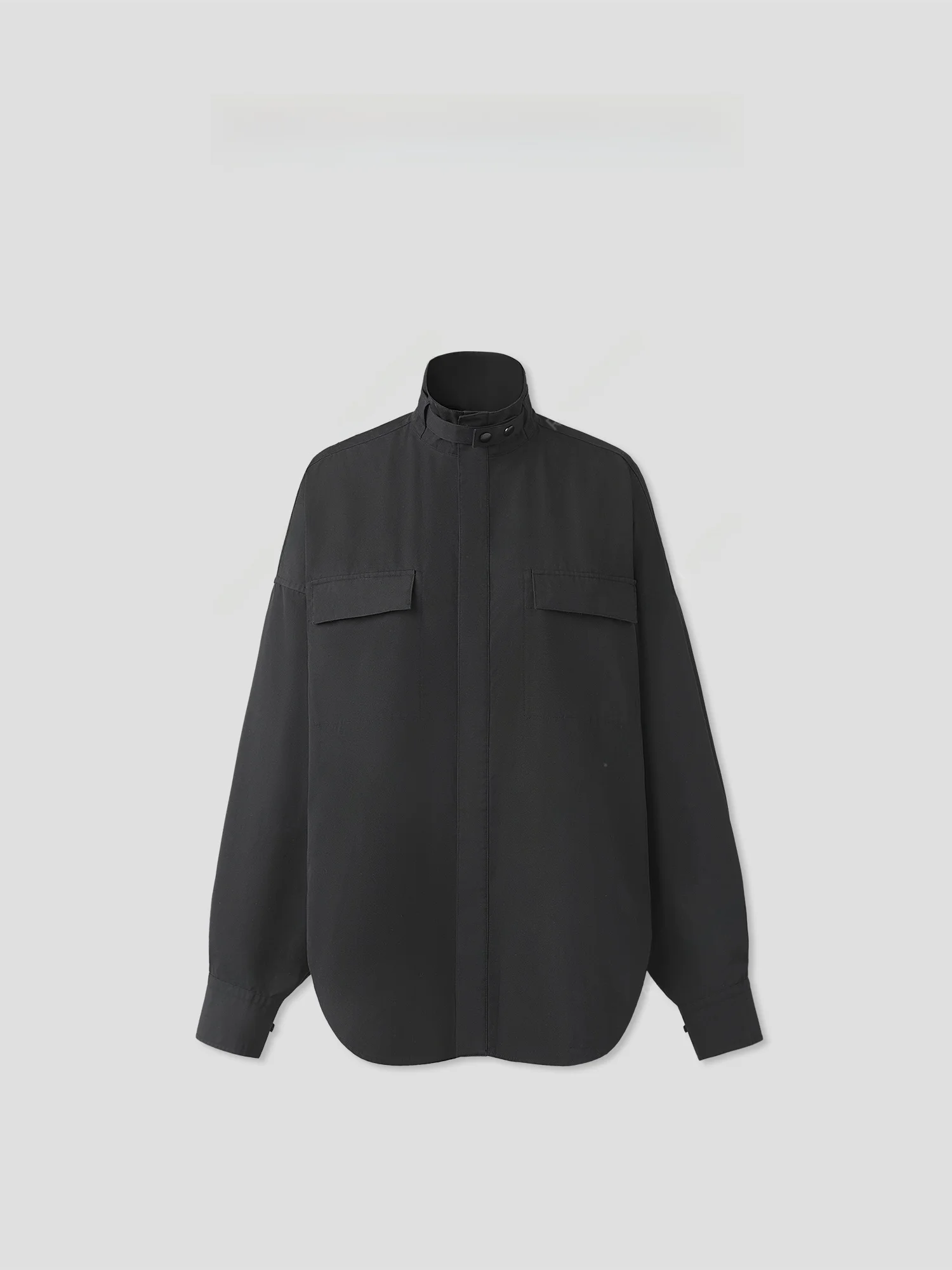 

Романтичное женское пальто-ветровка из ткани Оксфорд с текстурой, прямого кроя, с длинными рукавами, миди, на молнии