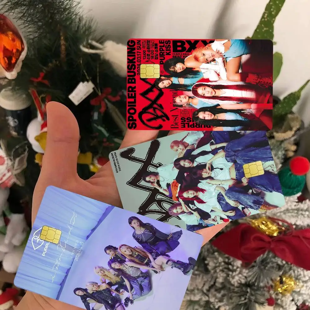 الكلاسيكية الشهيرة Kpop P-PURPLE K!SS 100% رائجة البيع أمين الائتمان الخصم البنك بطاقة حافلة بطاقة فيلم الجلد ملصق #3