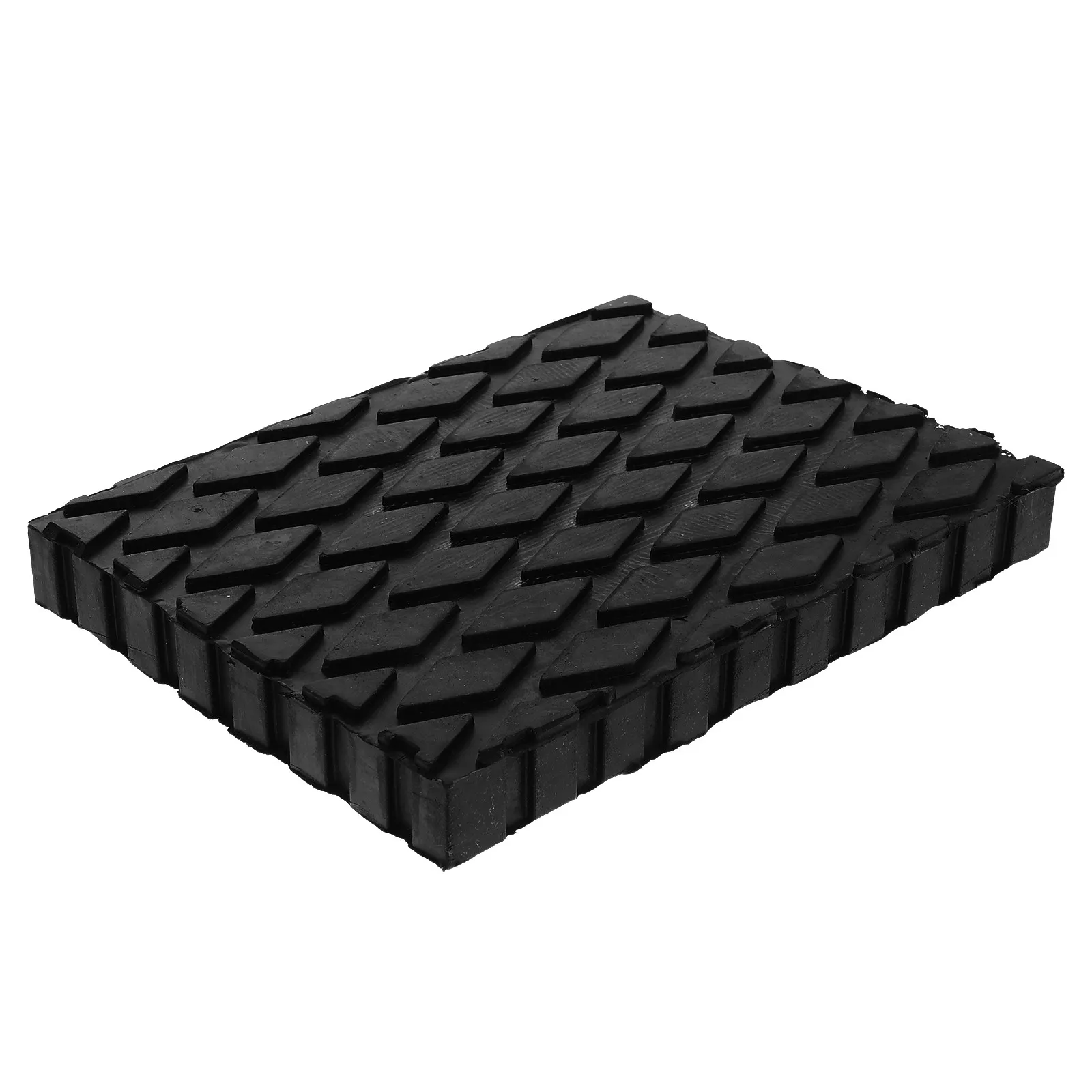 Solid Rubber Lift Pad for Car 6.3x4.7x0.8 Heavy Duty Floor Jack Extension Block Garage Lift Accessory Automotive Repair Raised