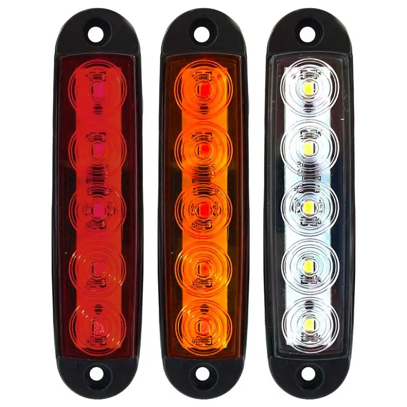 Trailer Marker LED Light Front Rear LED Side Marker Lights Caravan Sealed Indicators Clearance Lamp Turn Signal Stop Running