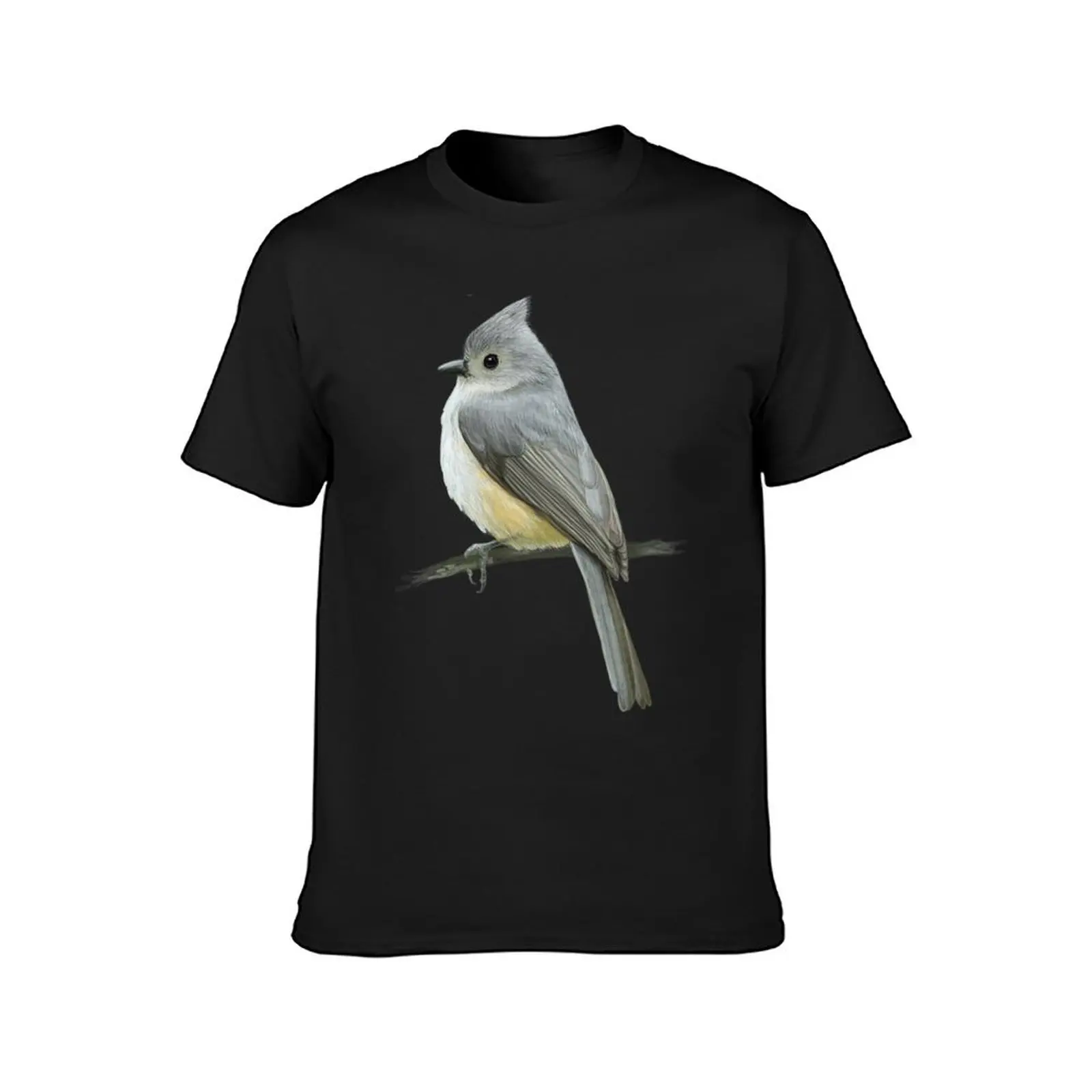 Tufted Titmouse Bird T-Shirt T-Shirt korean fashion graphics tops vintage clothes for men