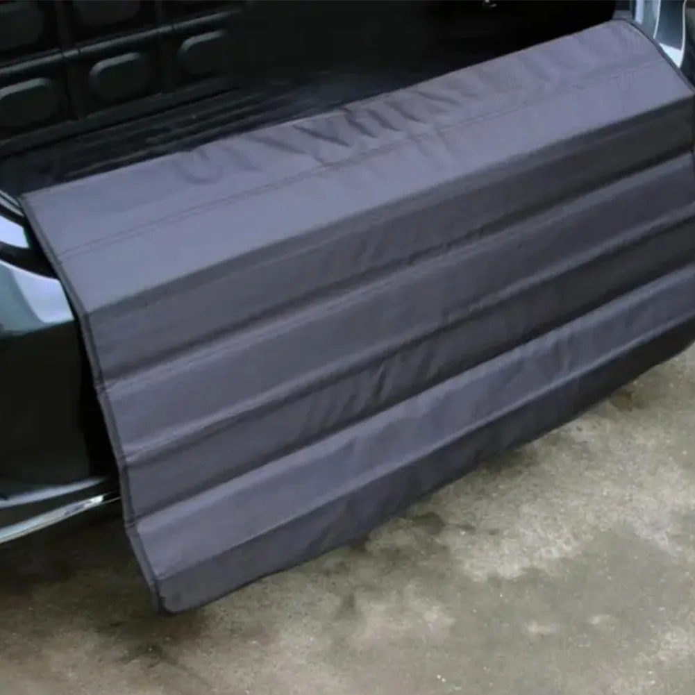 Foldable Rear Bumper Guard for Automobiles Oxford Cloth 80x64cm Scratch Resistant Bumper Protector for Daily Use