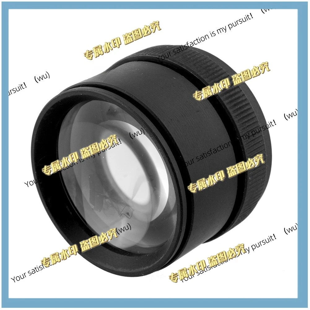 2pcs 30X 36mm LED lighting jewelry magnifying glass for coins, stamps, jewelry detection