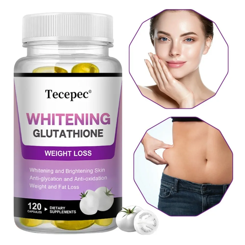 

White Tomato Glutathione Whitening Capsules Anti-aging Anti-oxidation Body Sculpting Enhance Immune System and Skin Health