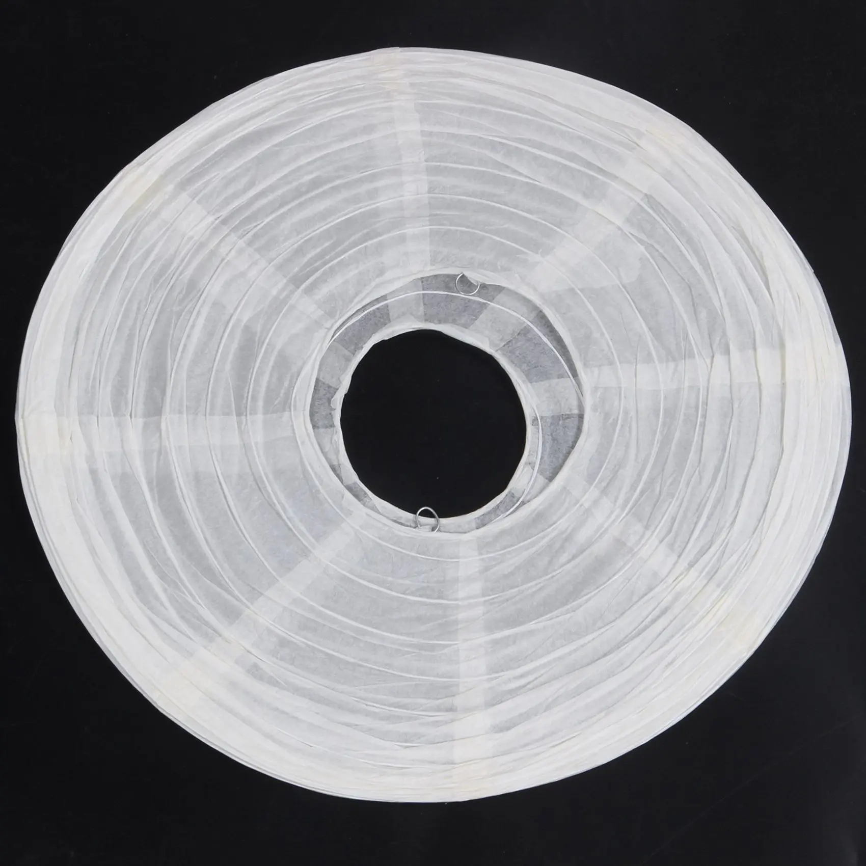 F-F 2 X abajur de lanterna de papel japonês chinês para festa de casamento, 40 cm (16 polegadas) branco cremoso