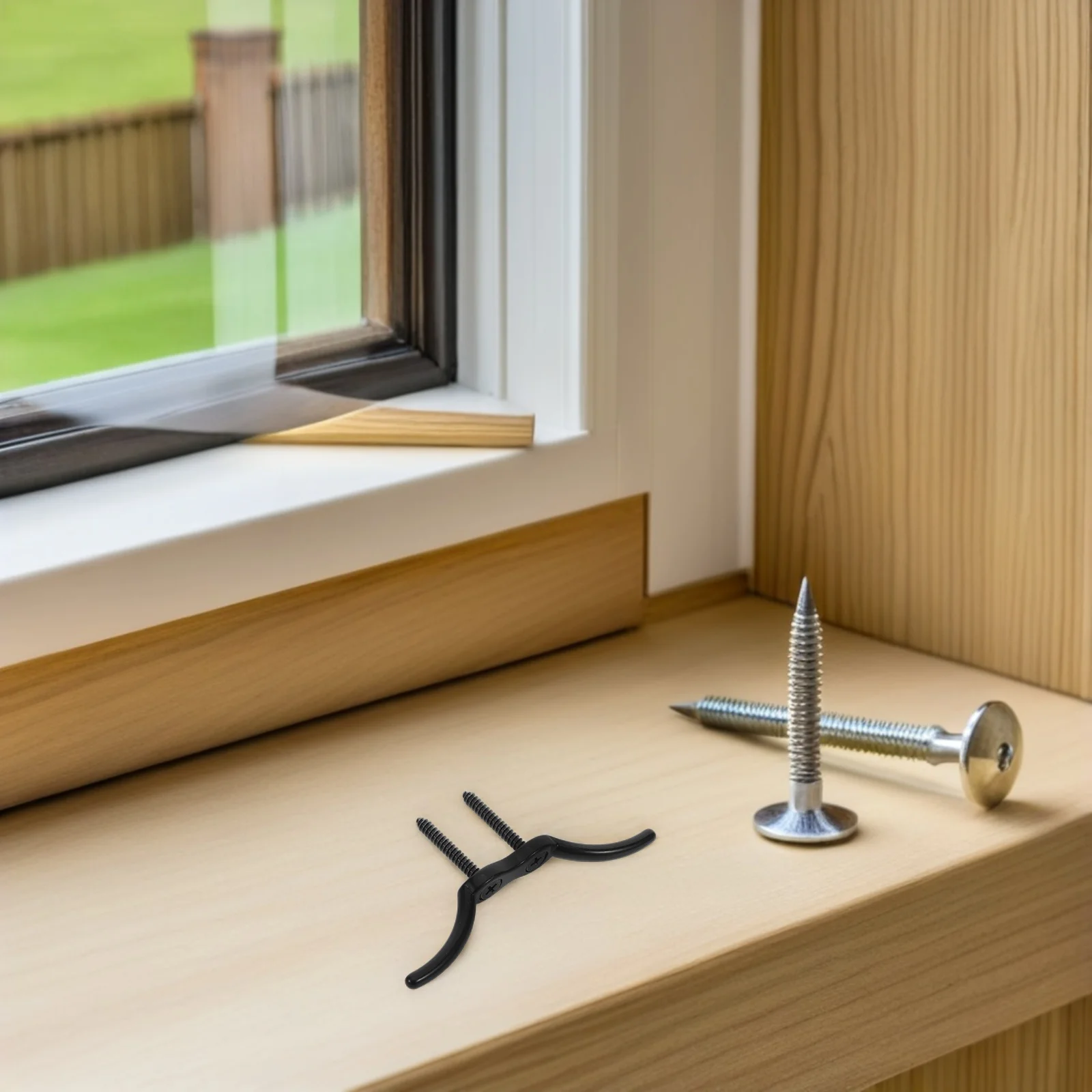 

2pcs 4 Inch Black Stainless Steel Boat Dock Cleat Marine Grade 316 Double Horn Mooring Tie Off Yacht Canoe Kayak Fishing Boat