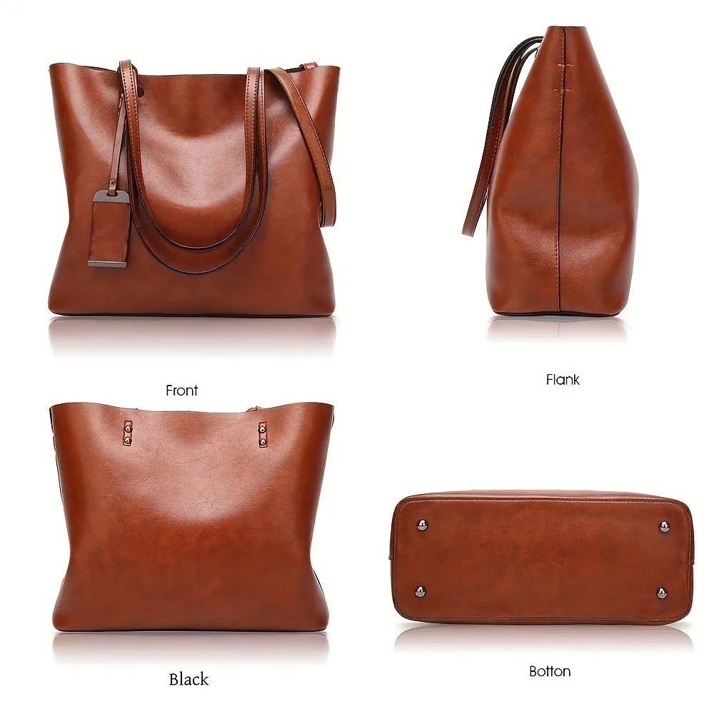 Borsa classica retrò alla moda, borsa a tracolla, valigetta per documenti, borsa per scomparto per computer da lavoro, borsa da viaggio, scelta regalo perfetta