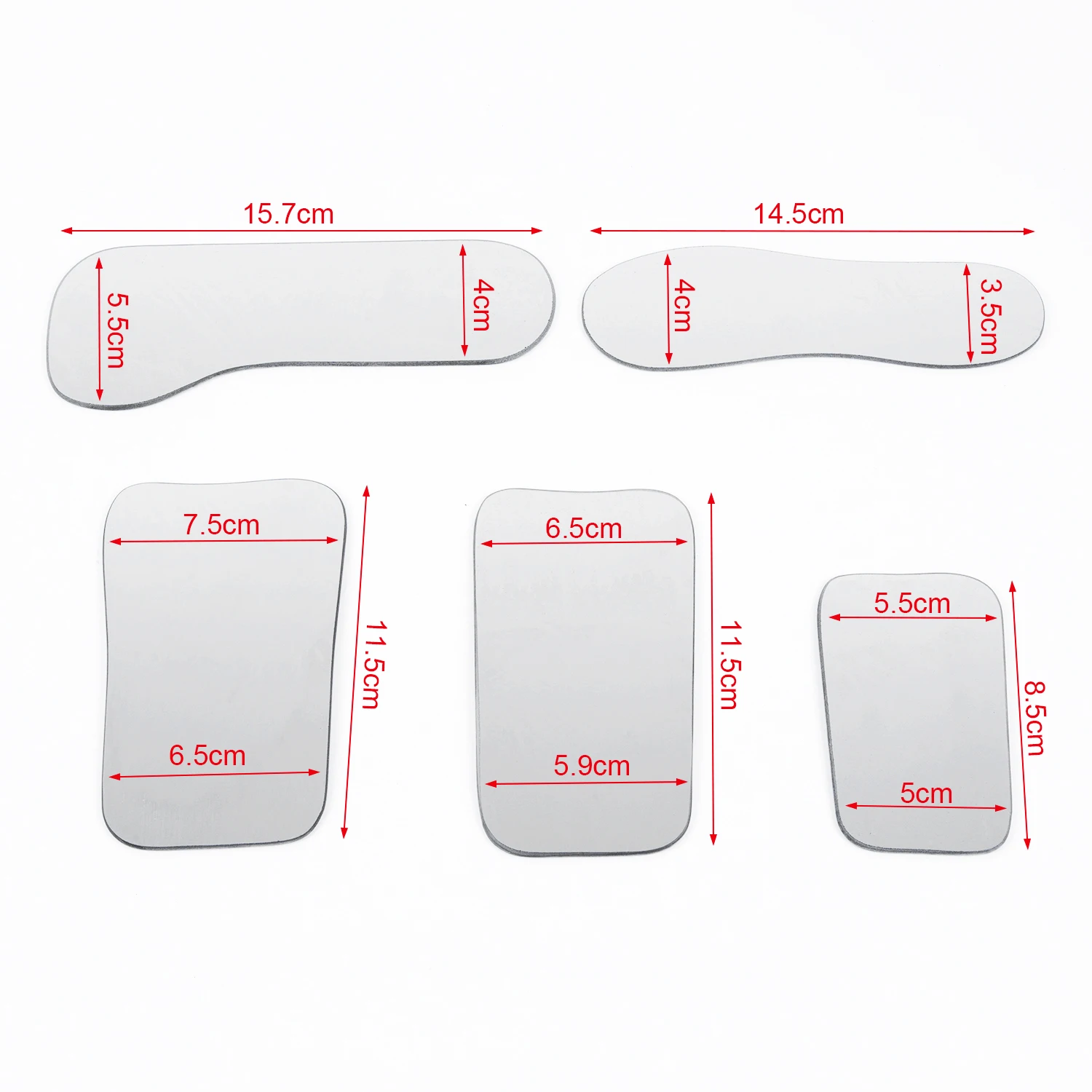 5 Stks/set Jolante Tandheelkundige Orthodontische Spiegelfotografie Dubbelzijdige Spiegels Tandheelkundige Tandheelkundige Reflector Intra Orale