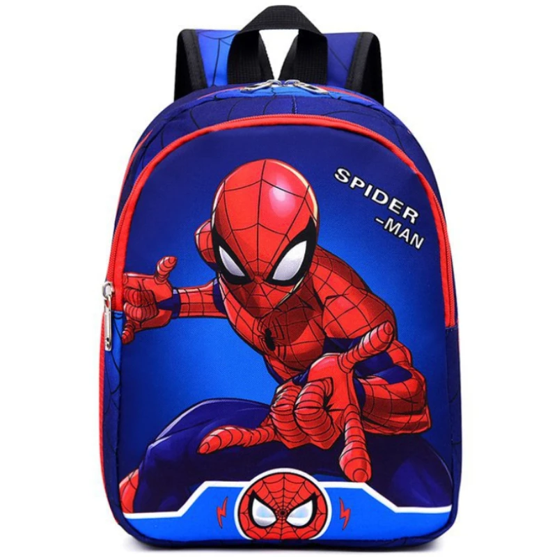 Disney New Children Backpack  Mini Schoolbag Girls and Boys Cute Shoulder Bag Cartoon Spriderman Children Backpack