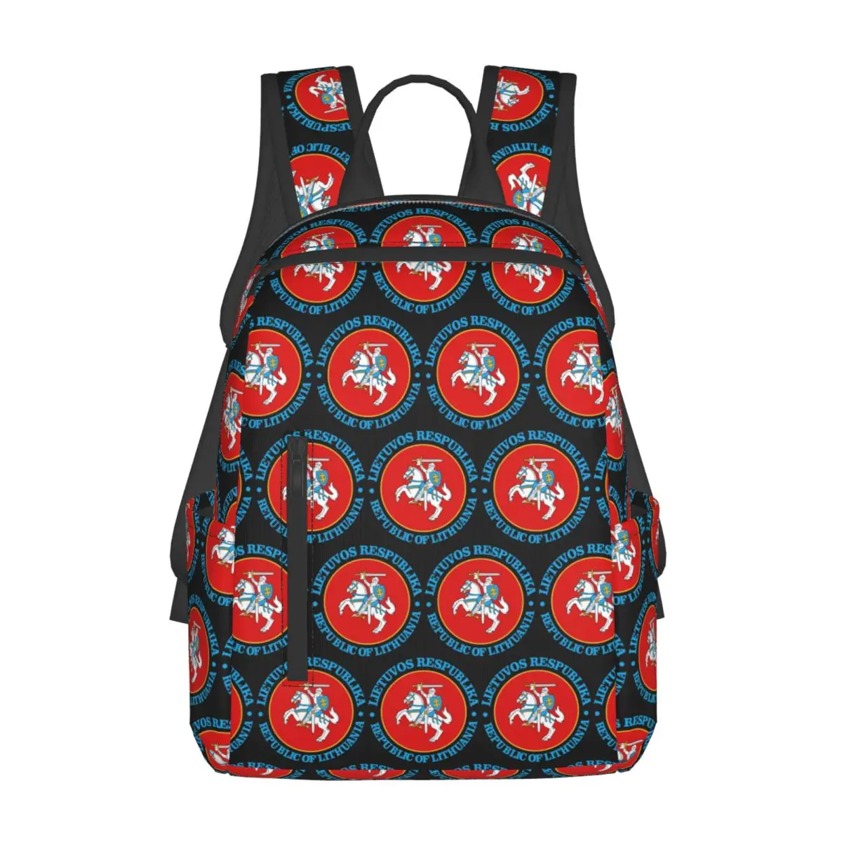 

Lietuva Литиевый герб рюкзак рюкзак большой емкости детская сумка для книг школьная сумка сумки на плечо для мужчин и женщин