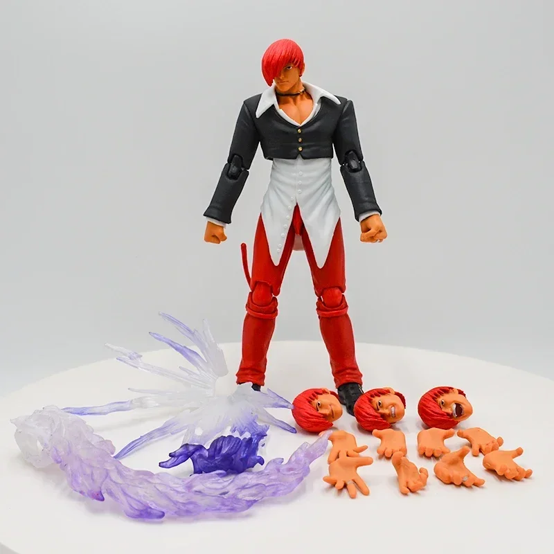19cm The King of Fighters Iori Yagami Anime Game Figure THE KING OF FIGHTERS \'98 Kyo Kusanagi Action Figure Model Doll Toys Gift
