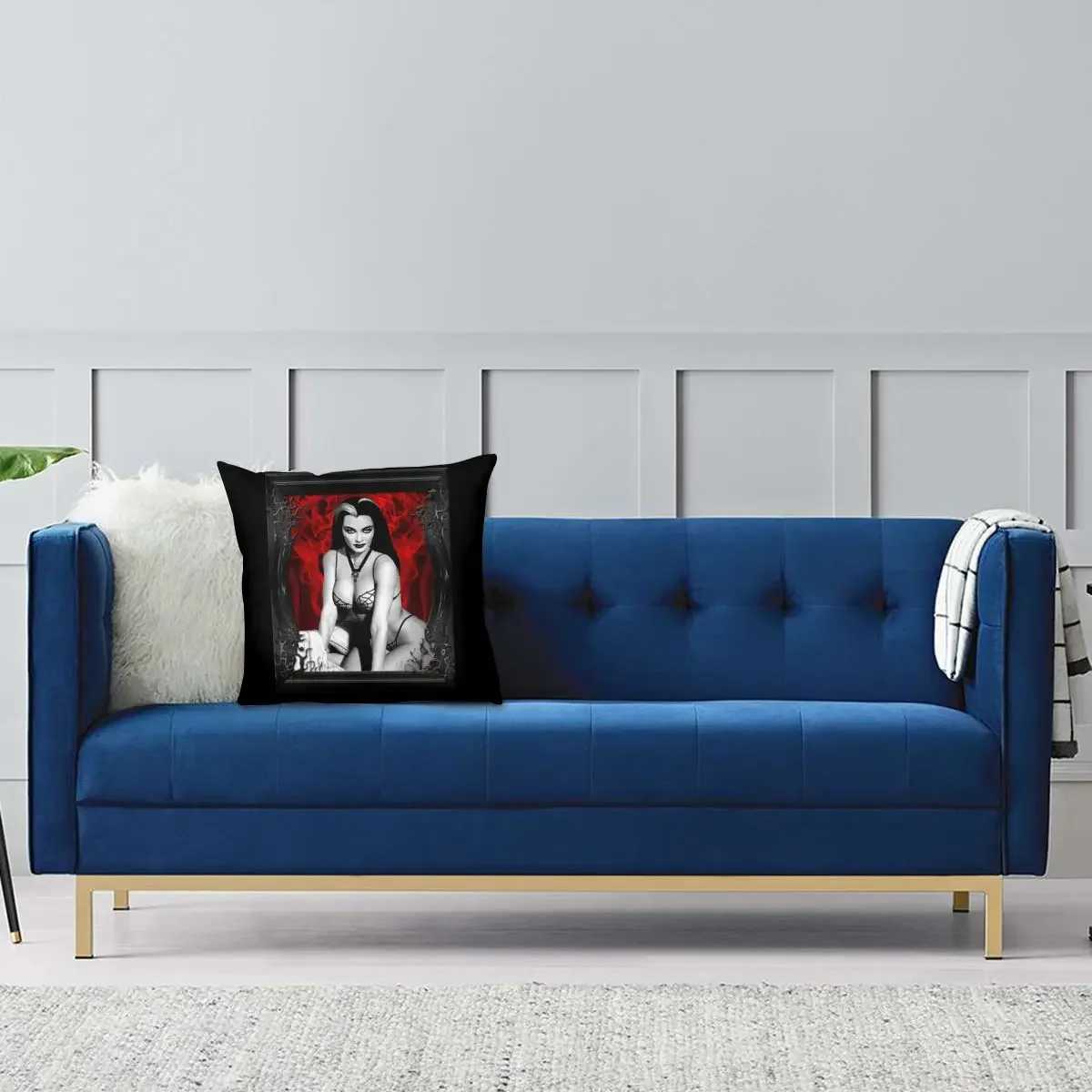 غطاء وسادة قماش مطبوع لتزيين المنزل ، غطاء وسادة ، زنبق ، مونستر ، فرانكنشتاين ، بسحاب ، رمي ، 45x45 سم #4