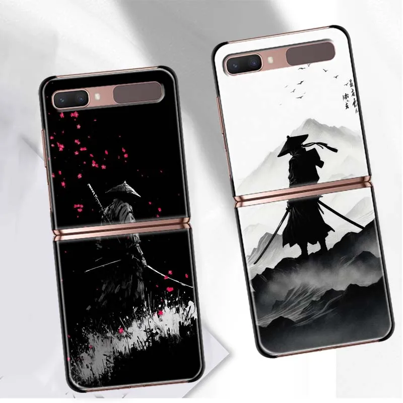 Hot New Vagabond Samurai Phone Case For Samsung Galaxy Z Filp 8 3 4 5 6 7 5G PC Hard Mobile Folding Black Gifts Shell Cover
