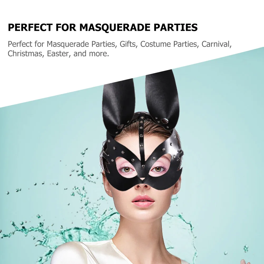 

Rabbit Mask Durable SkinFriendly Bunny Style Masquerade Party Decor Halloween Costumes Carnival Gifts