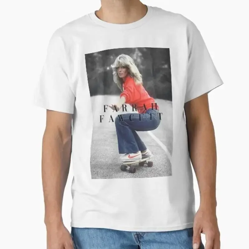 Farrah Fawcett poster Classic T Shirt Made in US AUS Size S 2XL