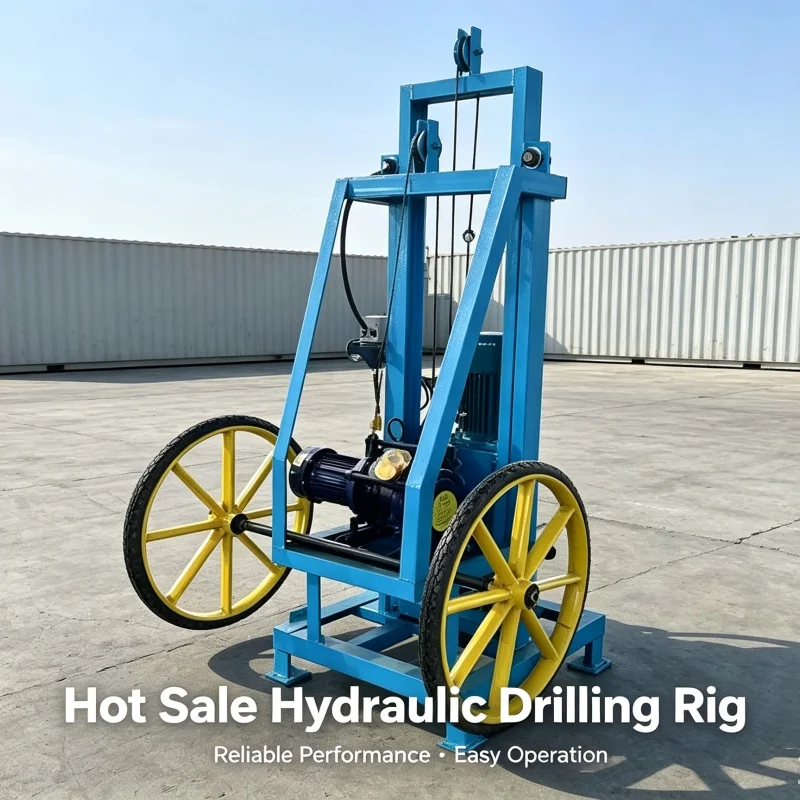 Customized Household Water Well Drilling Rig, Drilling Equipment for Rural Small Courtyard Irrigation & Water Intake