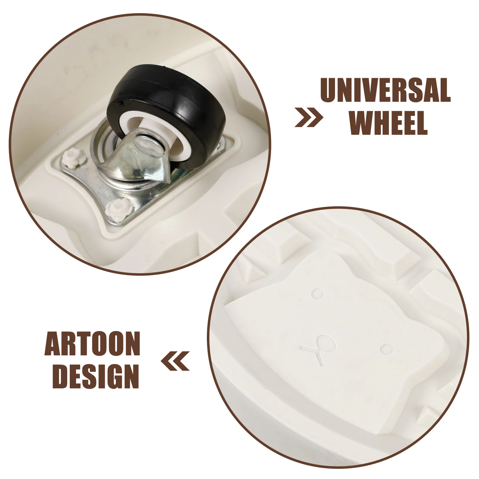 

1pcs Rolling Plant Tray Round Flower Pot Mover Heavy Duty Plant Stand Indoor Outdoor Garden Planter Holder Dolly Base