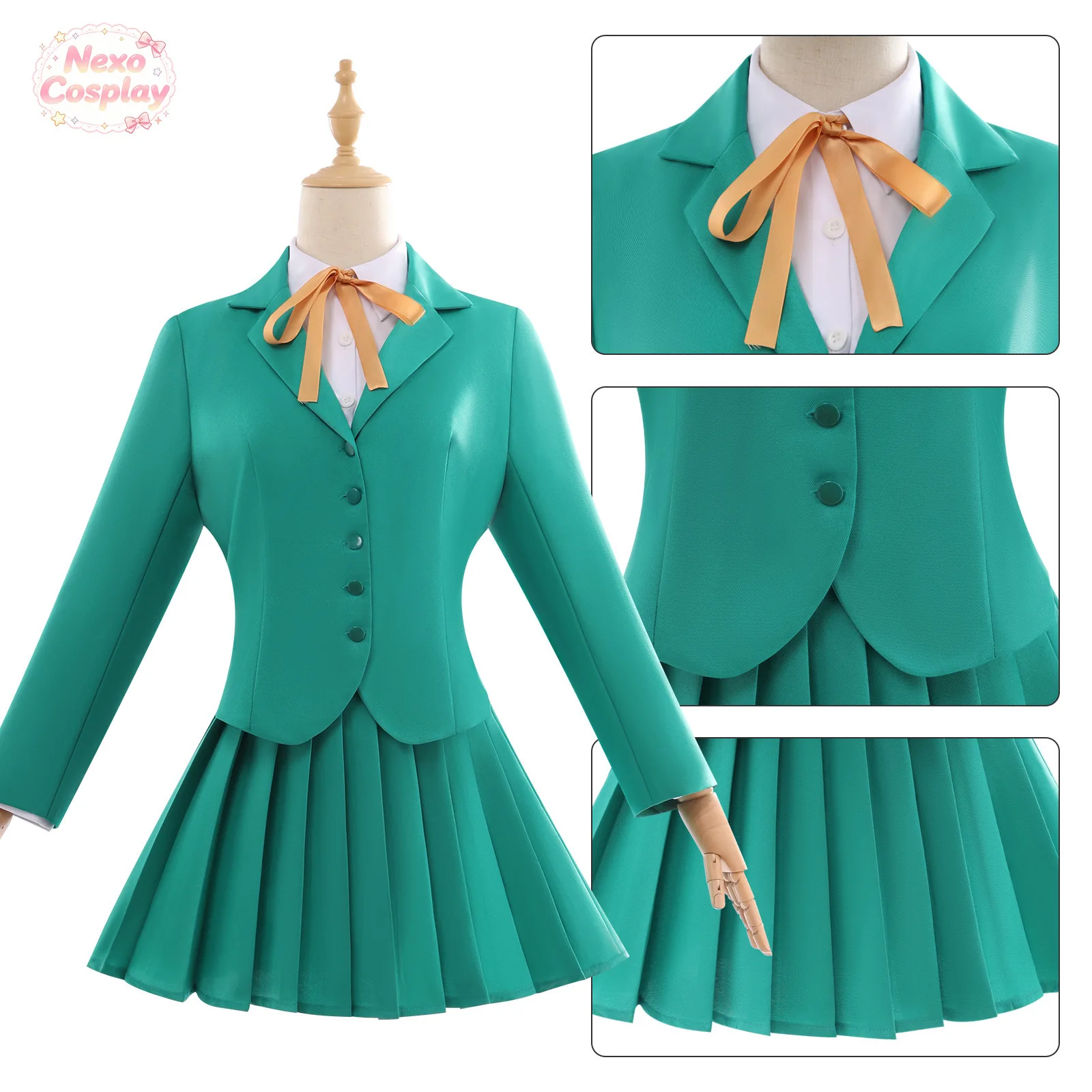 Костюм для косплея Magic Knight Rayearth Fuu Hououji, аниме-униформа для вечеринок, одежда для ролевых игр на Хэллоуин, NexoCosplay