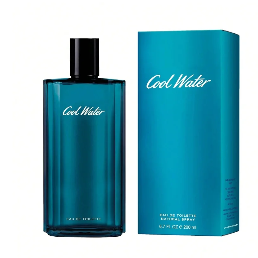 

Cool Water Collection, Deep Blue Bottles, Refreshing Scents, Men's Fragrances