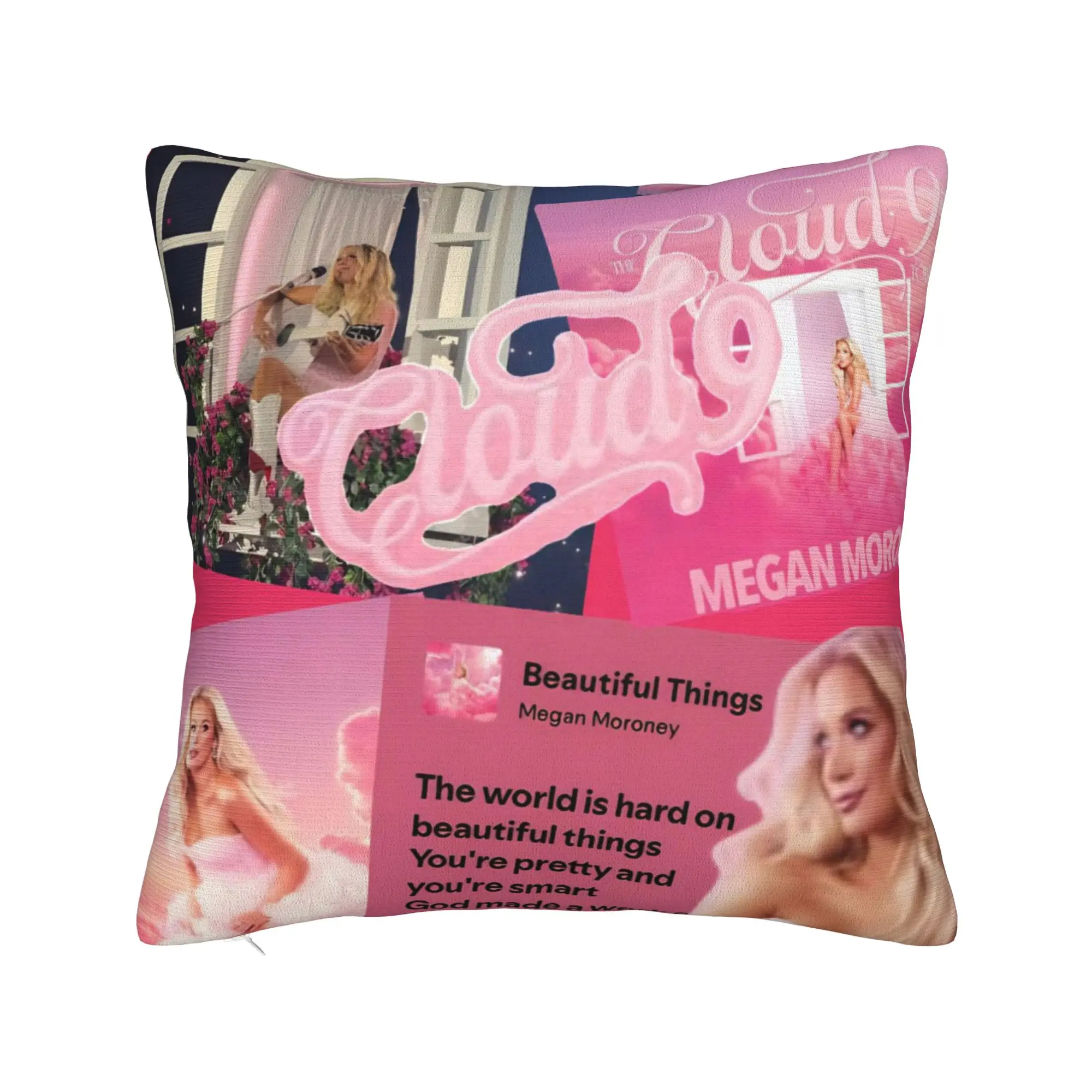 Decorative Pillowcases Megan Moroney Singer  Merch Home  Pillow Case Cover Square Style Multiple Sizes