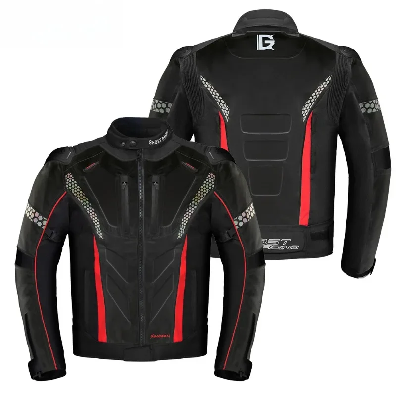 Traje de motociclismo traje de carreras motocicleta carreras montar Split a prueba de caídas transpirable impermeable ropa de protección Universal