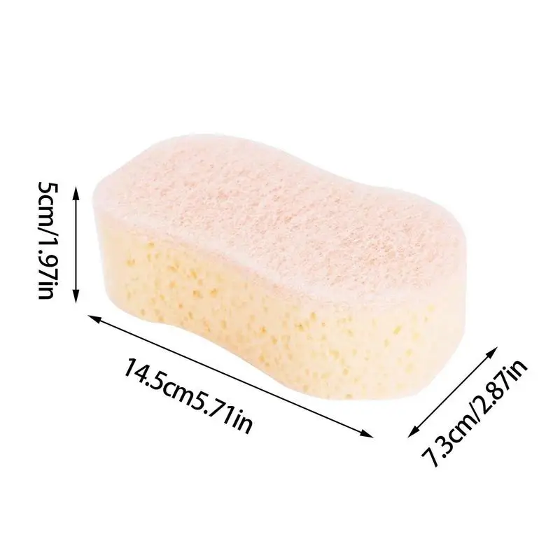 Exfoliate Body Sponge Buff Puff Style Aromatherapy Loofah Sponge Bath Sponge Cleanses Skin Of Dirt And Excess Oil Reusable