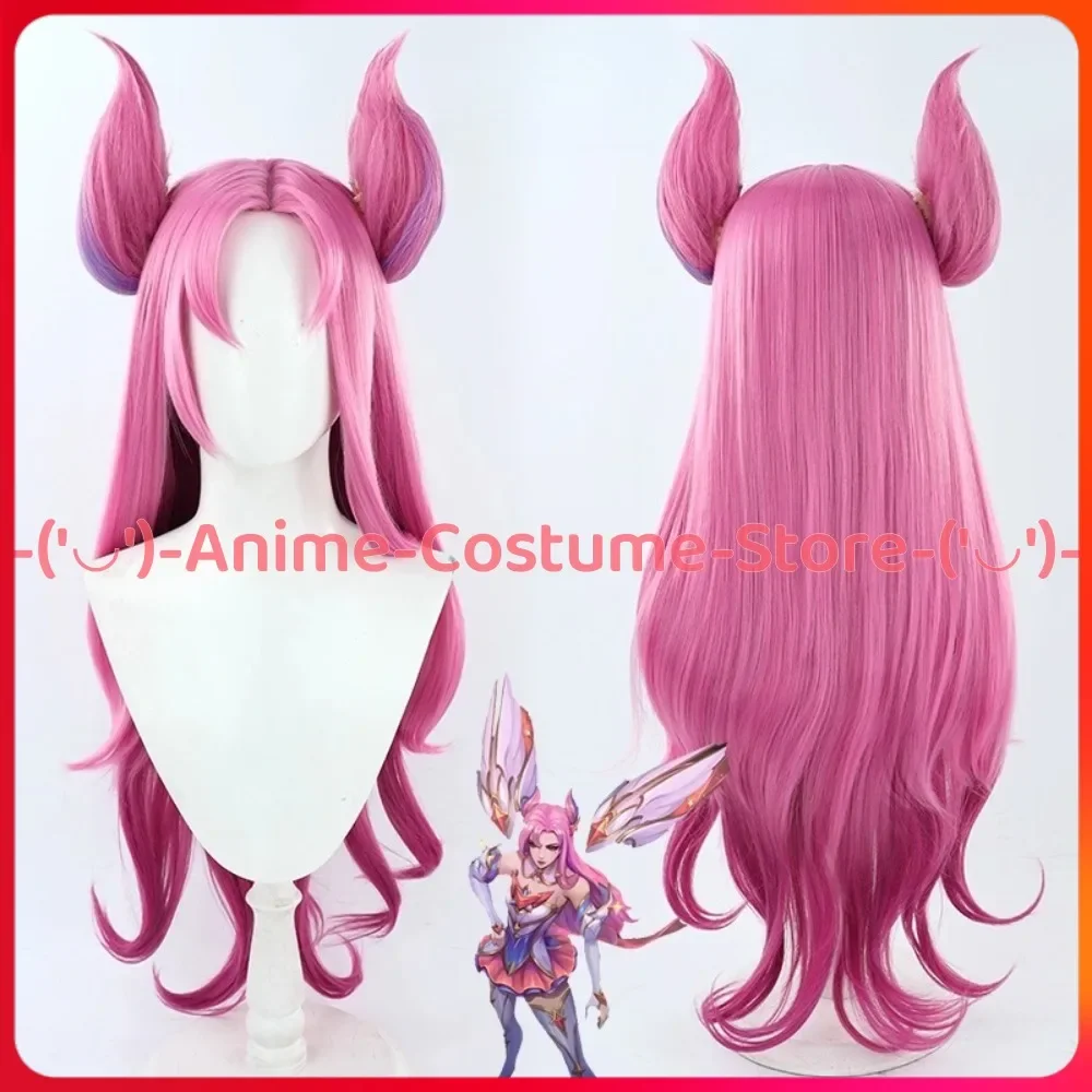 

Парик для косплея LoL Star Guardian Kai Sa, парик для костюма персонажа аниме-игры, парик для Хэллоуина, карнавала, вечеринки, термостойкий парик из синтетических волос