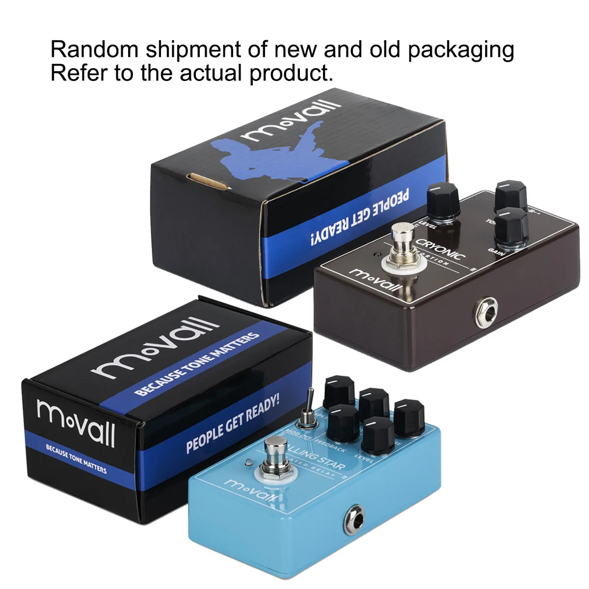 Movall Falling Star Modulated Delay Overdrive Distortion Fuzz Chorus Booster Flange Phaser Compressor Guitar Effect Pedal