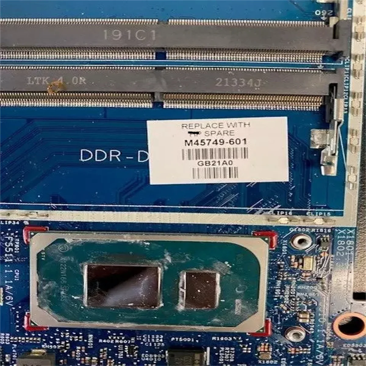 M45749-601 For HP X360 14-DY Laptop Motherboard i3-1125G4 100% Full Tested