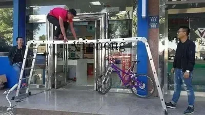 

TQH stool folding lifting multifunctional ladder scaffold thickened portable engineering ladder