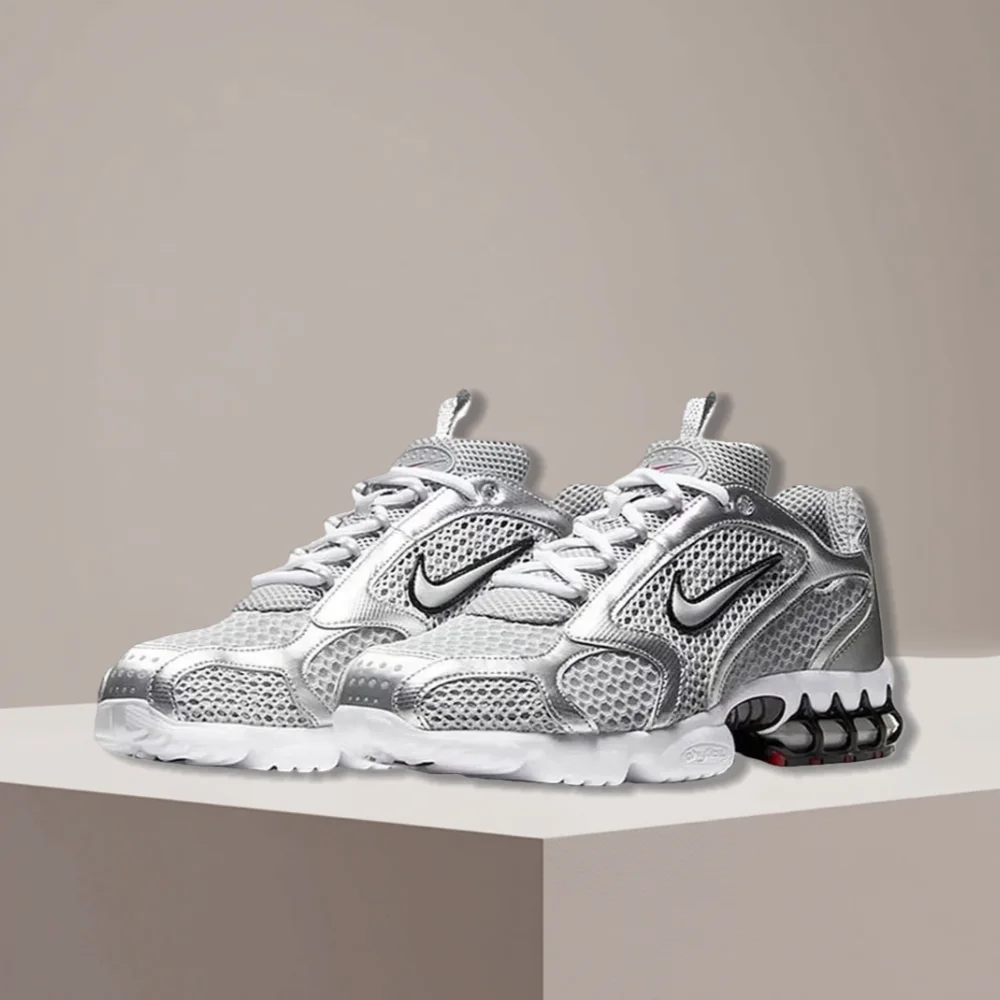 Nike Air Zoom Spiridon Cage 2 Unisex Sneakers | Retro Comfort & Enhanced Cushioning | Everyday Casual Wear CJ1288-001