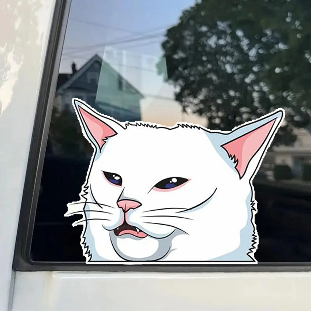 

Наклейка на авто, интерьерная, мем, кот, мемный кот Waterproof Car Sticker Decal for Bum