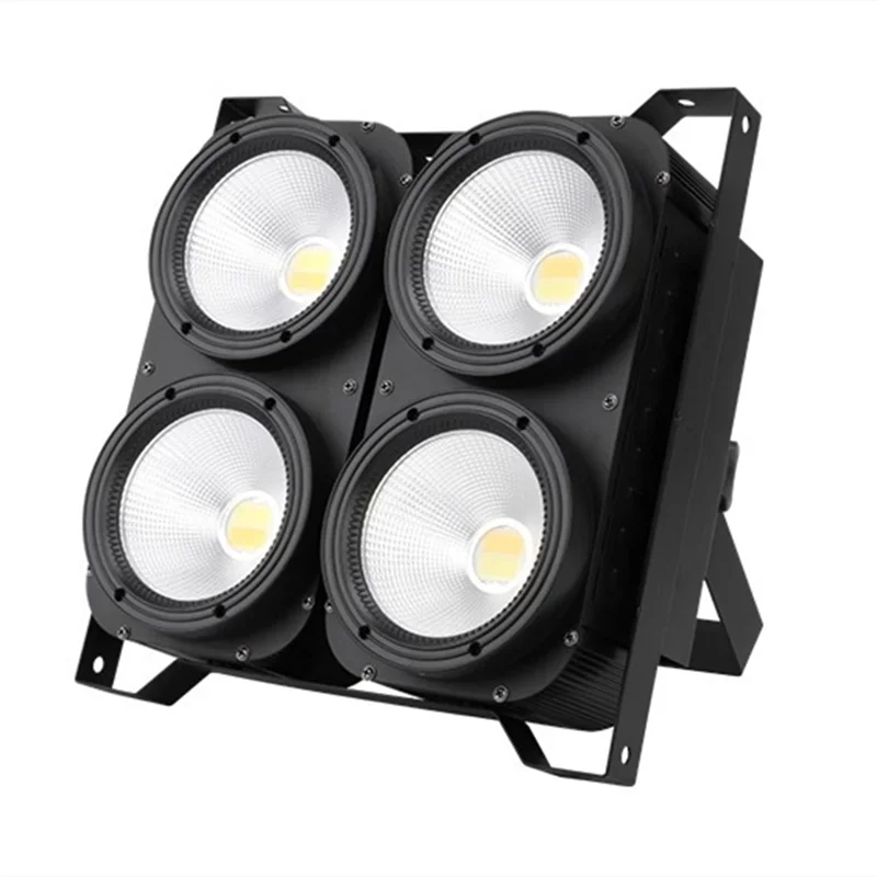 

Stage Light COB 4*100W Hood Warm White Cold White Four eyes COB side Light Hood COB Parlight dj Disco Christmas Party