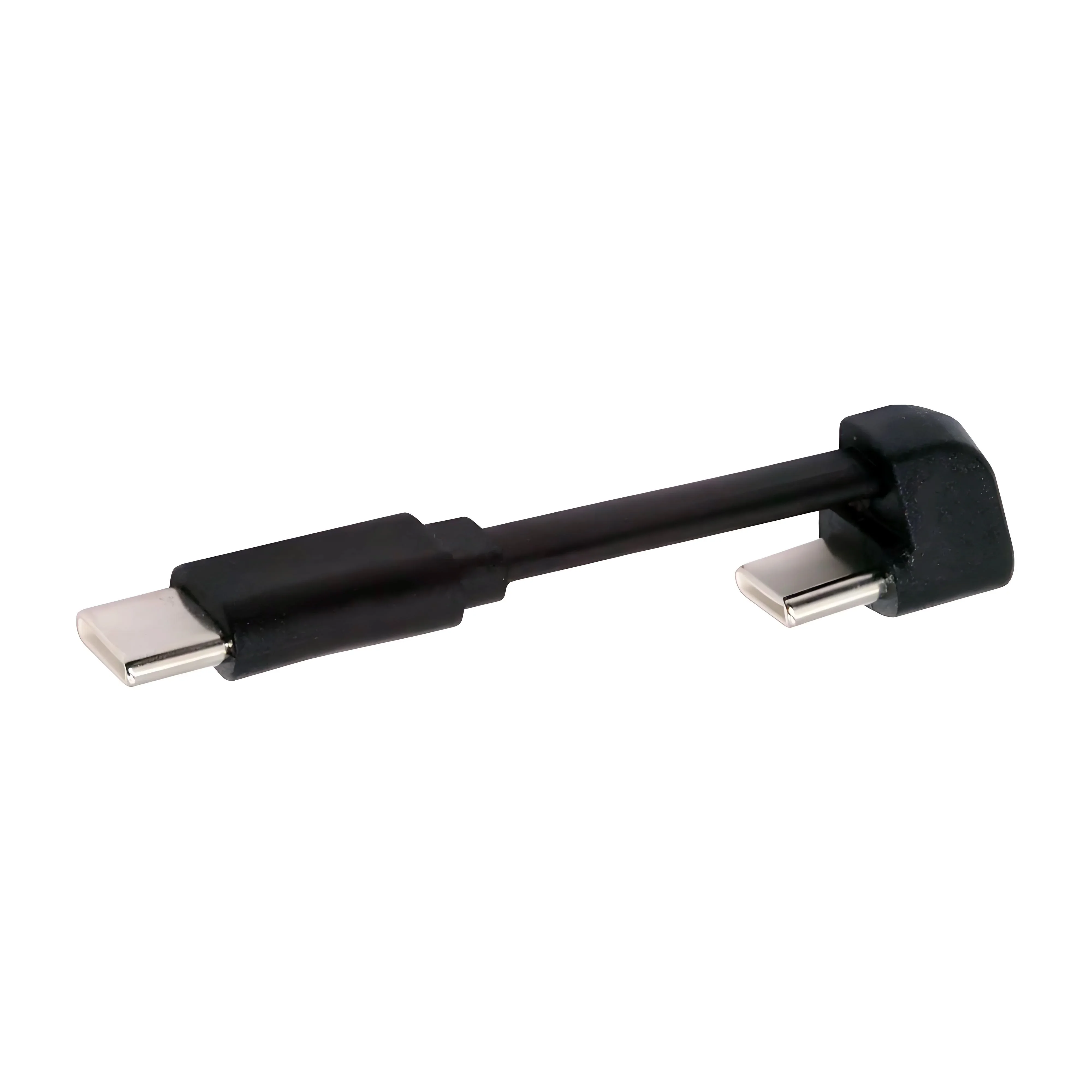 Xiwai Short Opposite U Shape Back Angled Ultra Slim Flat USB-C Type-c Male to Extension Female Power USB2.0 Cable