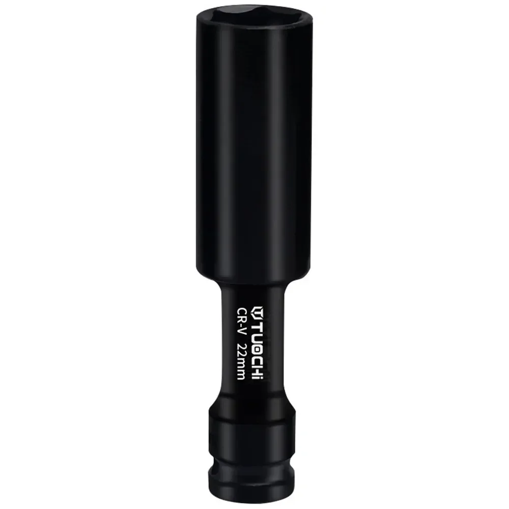 1/2 Drive 128mm Long Socket Impact Deep Shallow Extra Thin Outer Layer Hex Socket Car Machine Repair Professional Practical