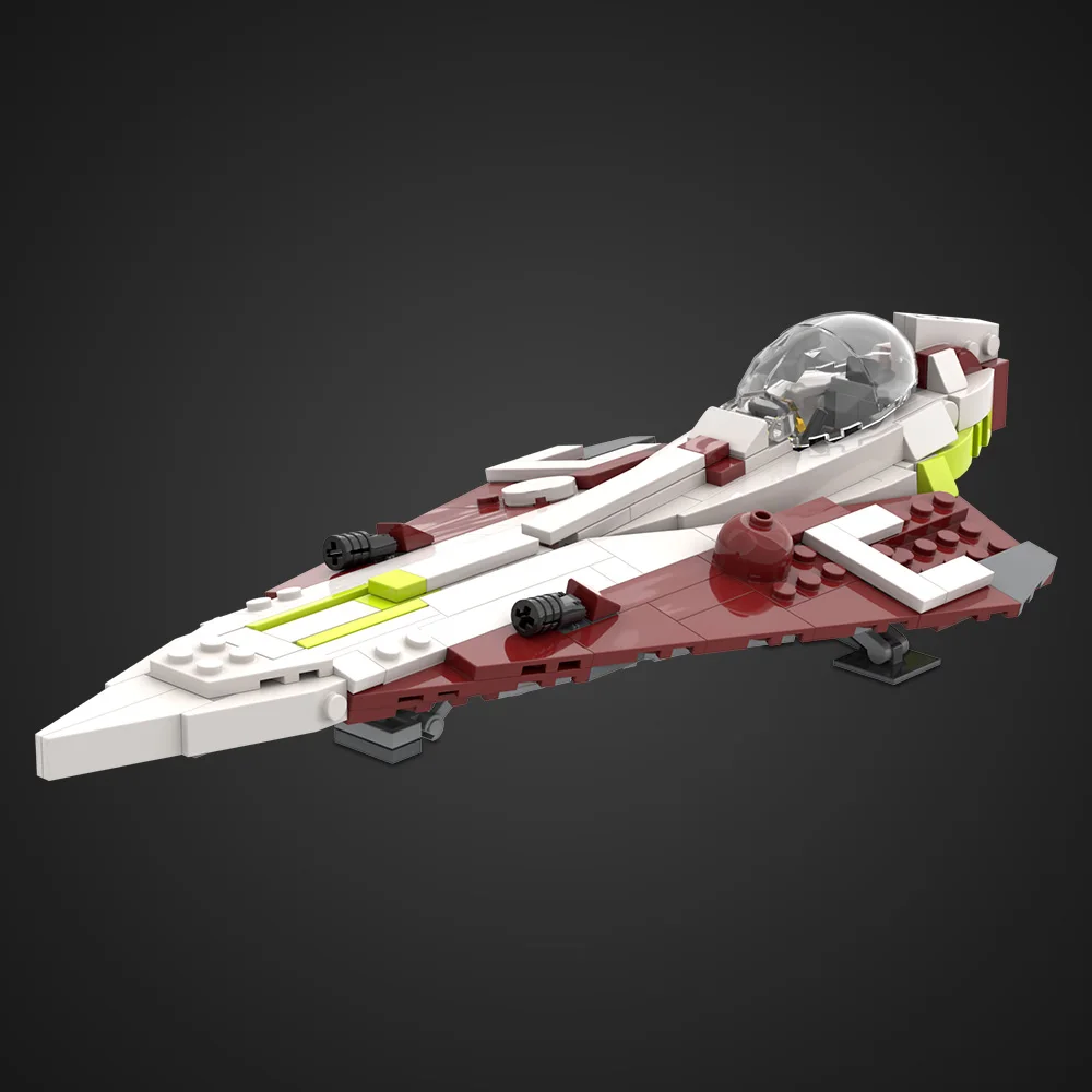 โกบริกส์ MOC 7 เอเธอร์สไปรท์-คลาส อินเตอร์เซปเตอร์สตูมบล็อกภาพยนตร์อวกาศเครื่องบินรบอิฐประกอบของเล่นสำหรับของขวัญเด็ก