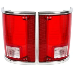 Tail Light Lamp Lens 1Pair Set Taillight 5968329 5968330 For Chevy C10 C20 C30 K10 1973-1991-Boom