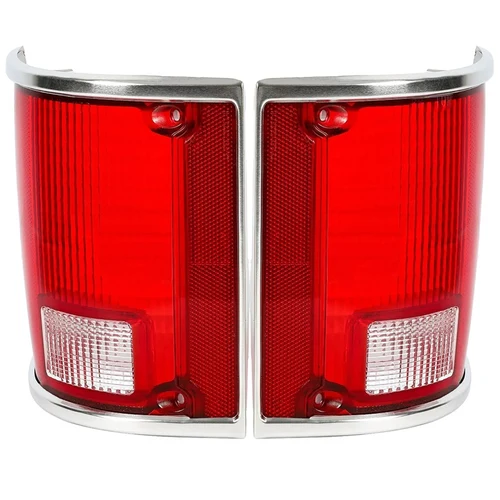 Juego de lentes de lámpara de luz trasera para Chevy, 5968329, 5968330, C10, C20, C30, K10, 1973-1991-Boom, 1 par