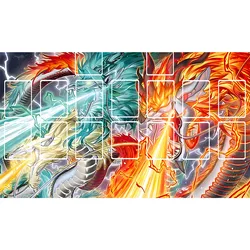 Dla kart Yu-Gi-Oh Playmat Single Double Person Classic Dark Hole Mat Card Pad Playmat YGO KMC TCG YuGiOh Mat YXW001