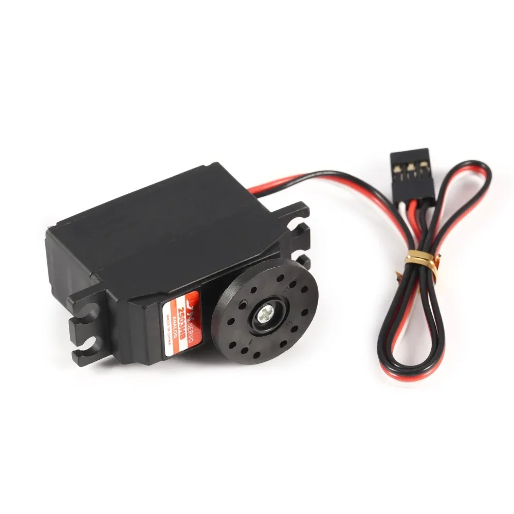 JX PS-2503HB 25g 3.35kg Mini Servo Plástico Engranaje Analógico 4.8V-6V 0.10 Sec/60 °   Motor central para pieza de robot de barco, avión, coche RC 1/12